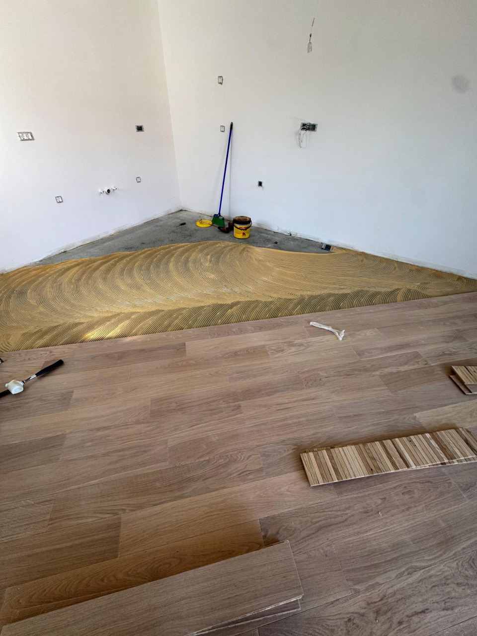 parquet installation wood floor